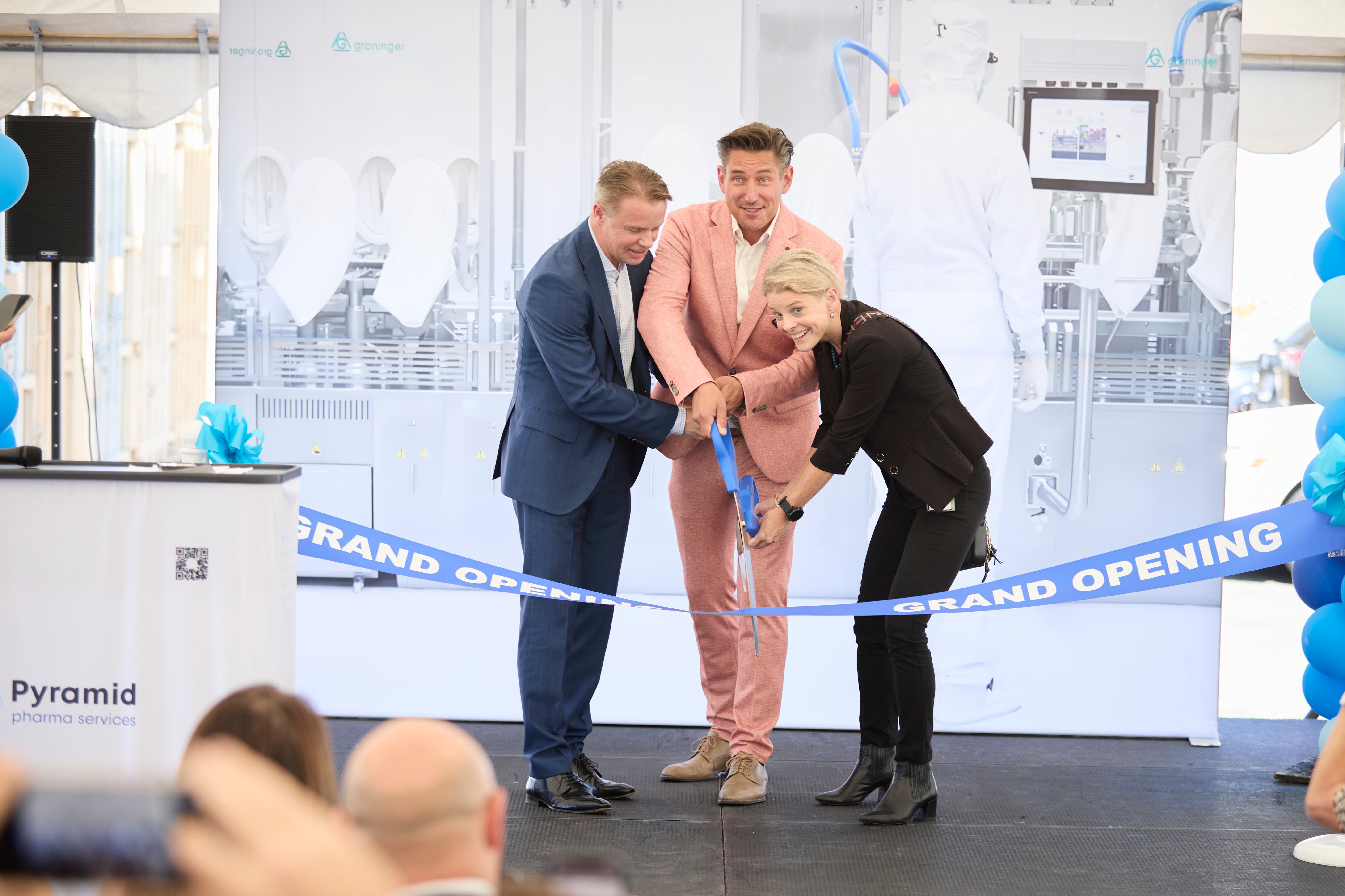 Grand Opening of Groninger Fill-Finish Line